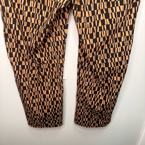 Addition Elle Michel Studio Tan & Black Graphic Print Ankle Size 16 - Picture 8 of 12